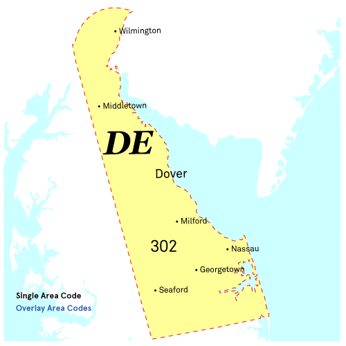 Chicago, Illinois Area Code Map