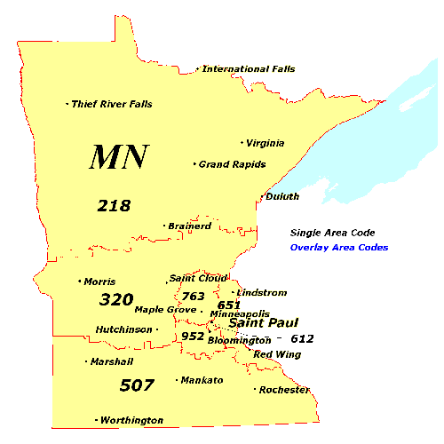 Chicago, Illinois Area Code Map