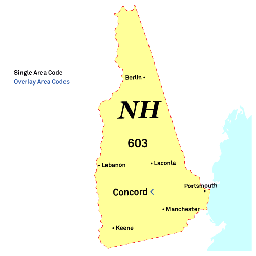 Chicago, Illinois Area Code Map