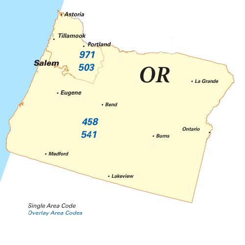Chicago, Illinois Area Code Map