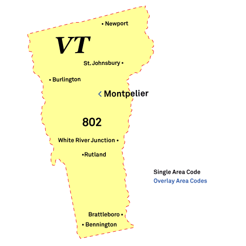Chicago, Illinois Area Code Map